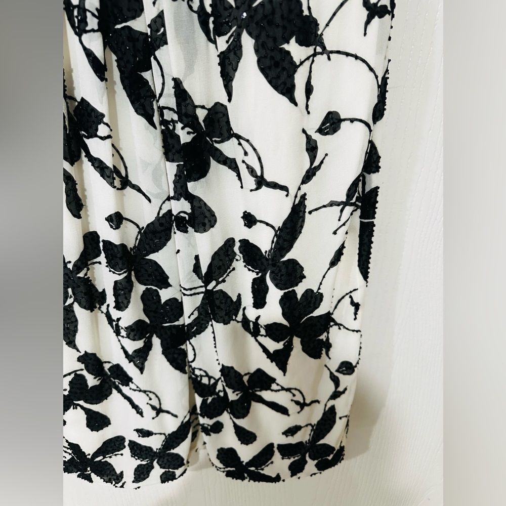 Carmen Marc Valvo Collection luxury formal beaded dress gown p2p 19” 34” long - Picture 13 of 14
